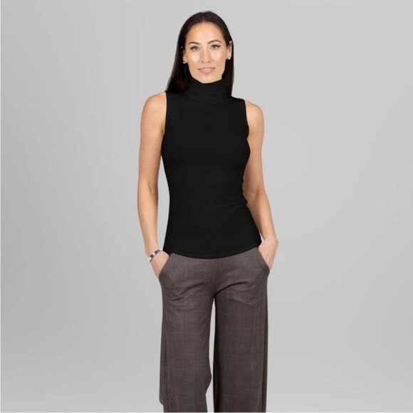 Elegant Women's Straight Leg Pants in Brown - Picture 9 of 11